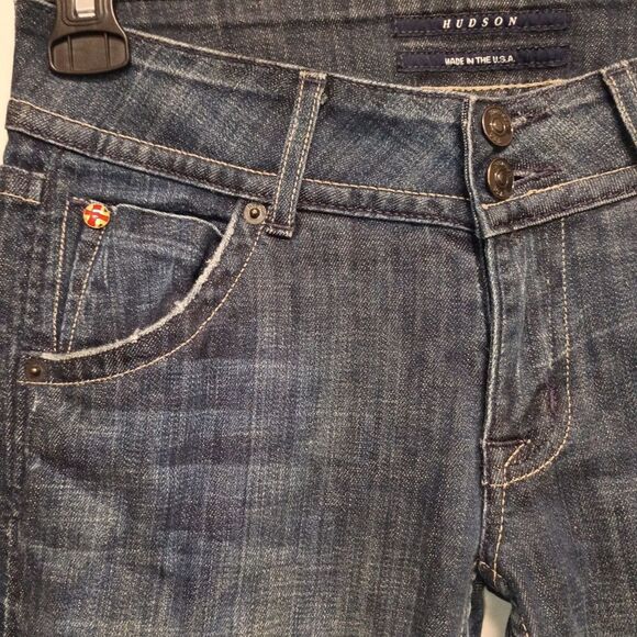 Hudson Vintage Flare Leg Jeans - Picture 2 of 5